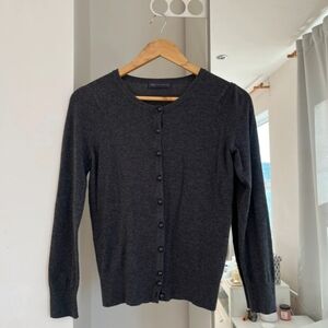 Grey M&S Button Up Cardigan
